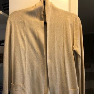 Light sparkle gold cardigan